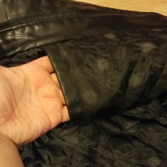 Vintage 90s bomber leather jacket - Picture 3 of 3